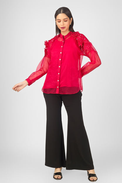 ZEENIA FUCHSIA SHIRT