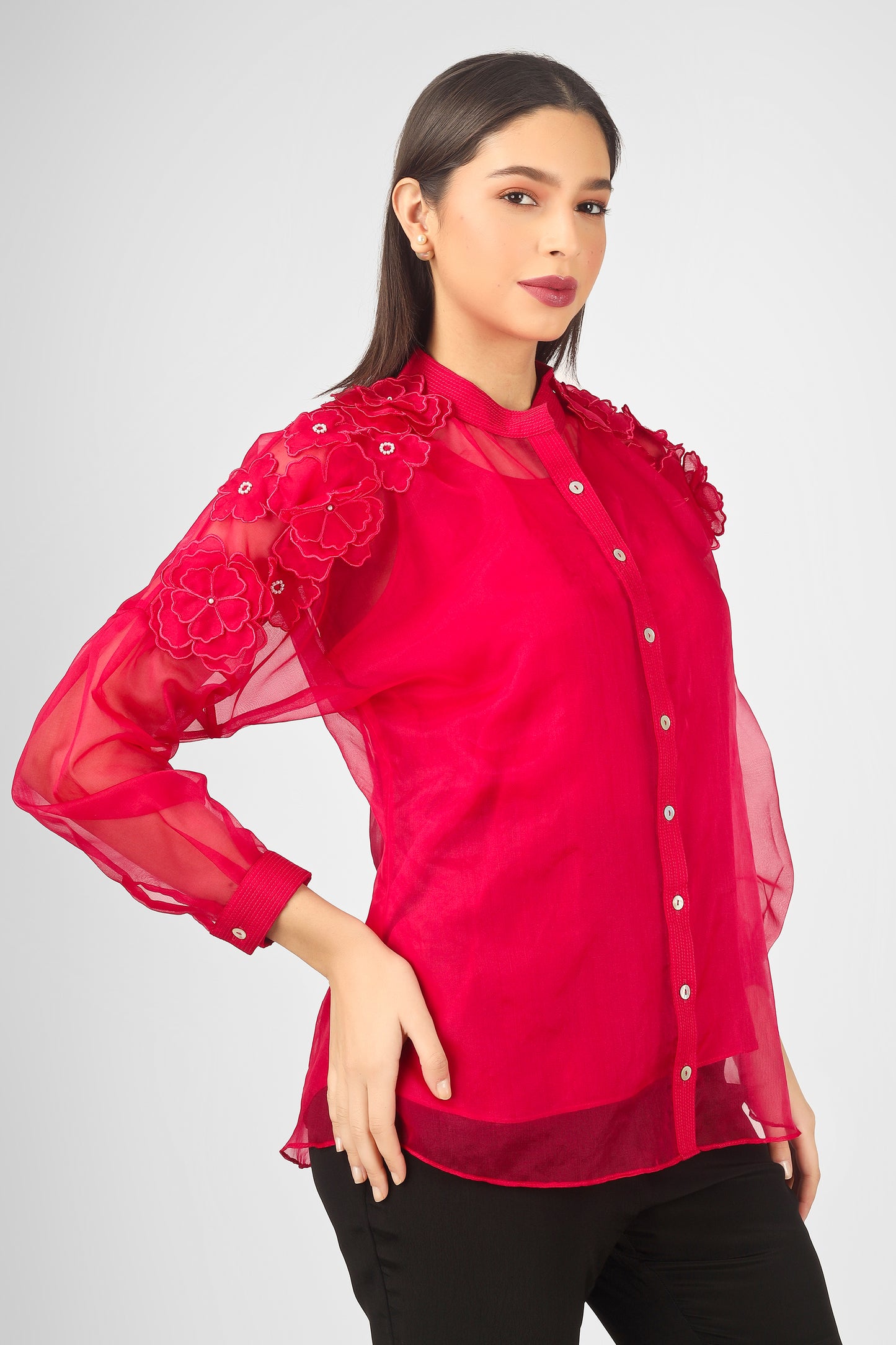 ZEENIA FUCHSIA SHIRT
