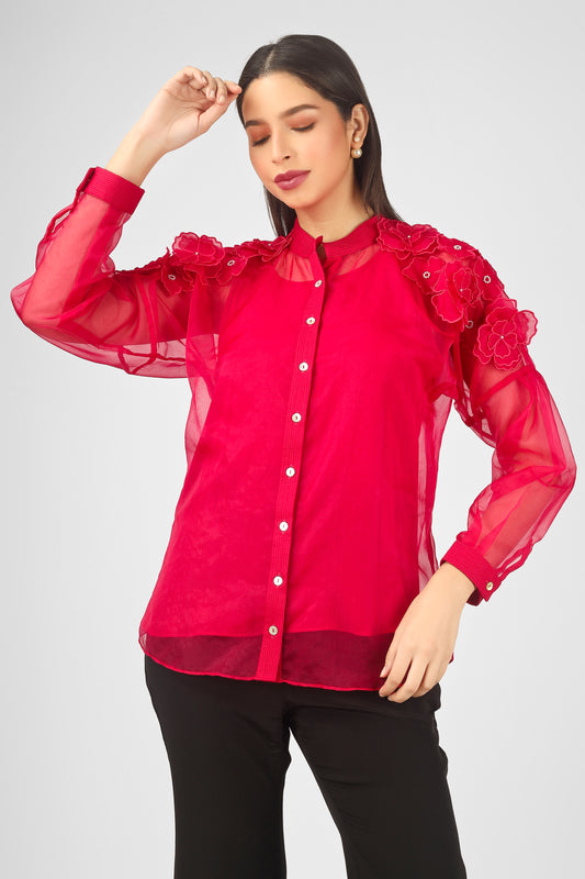 ZEENIA FUCHSIA SHIRT