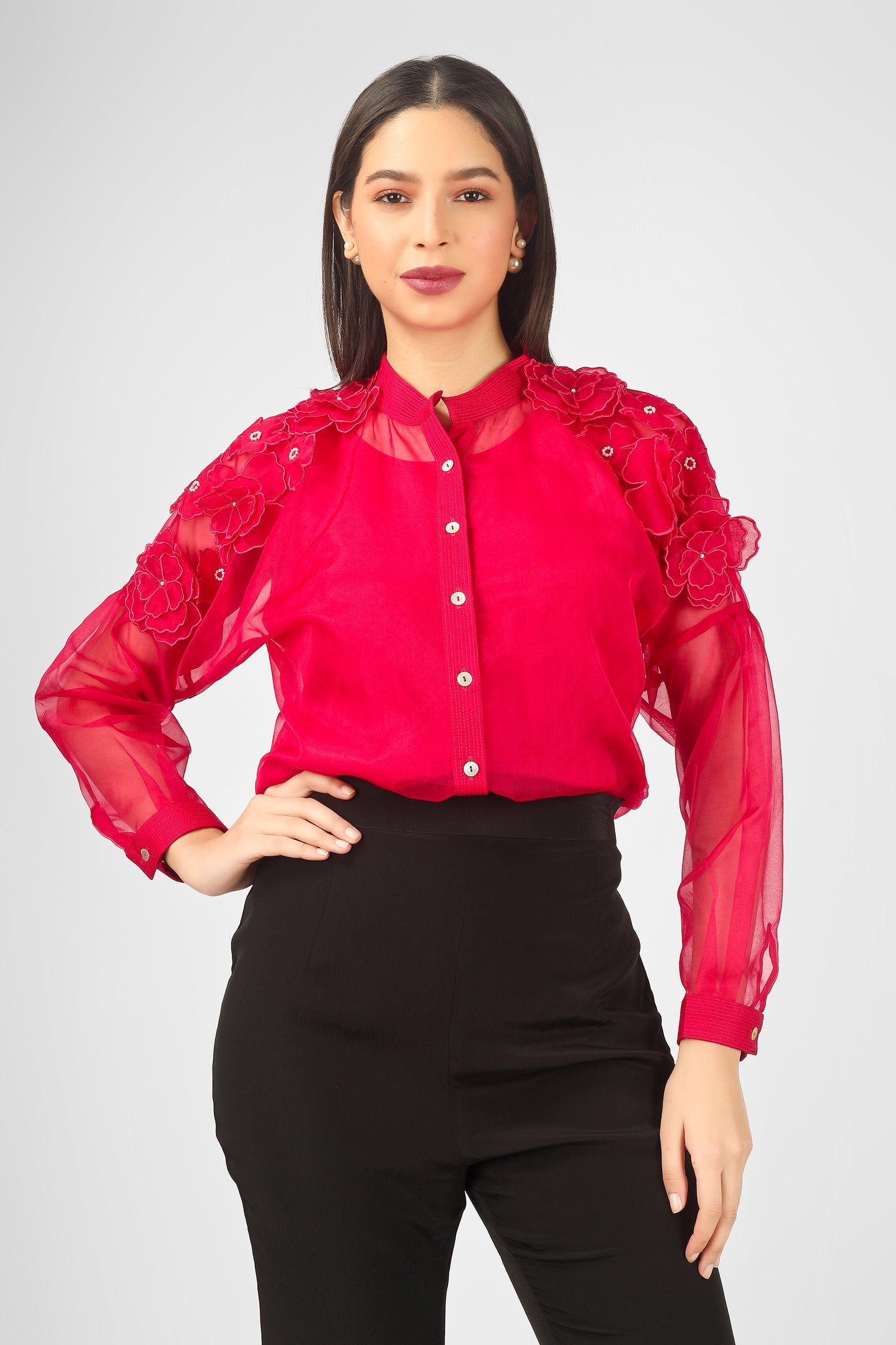 ZEENIA FUCHSIA SHIRT