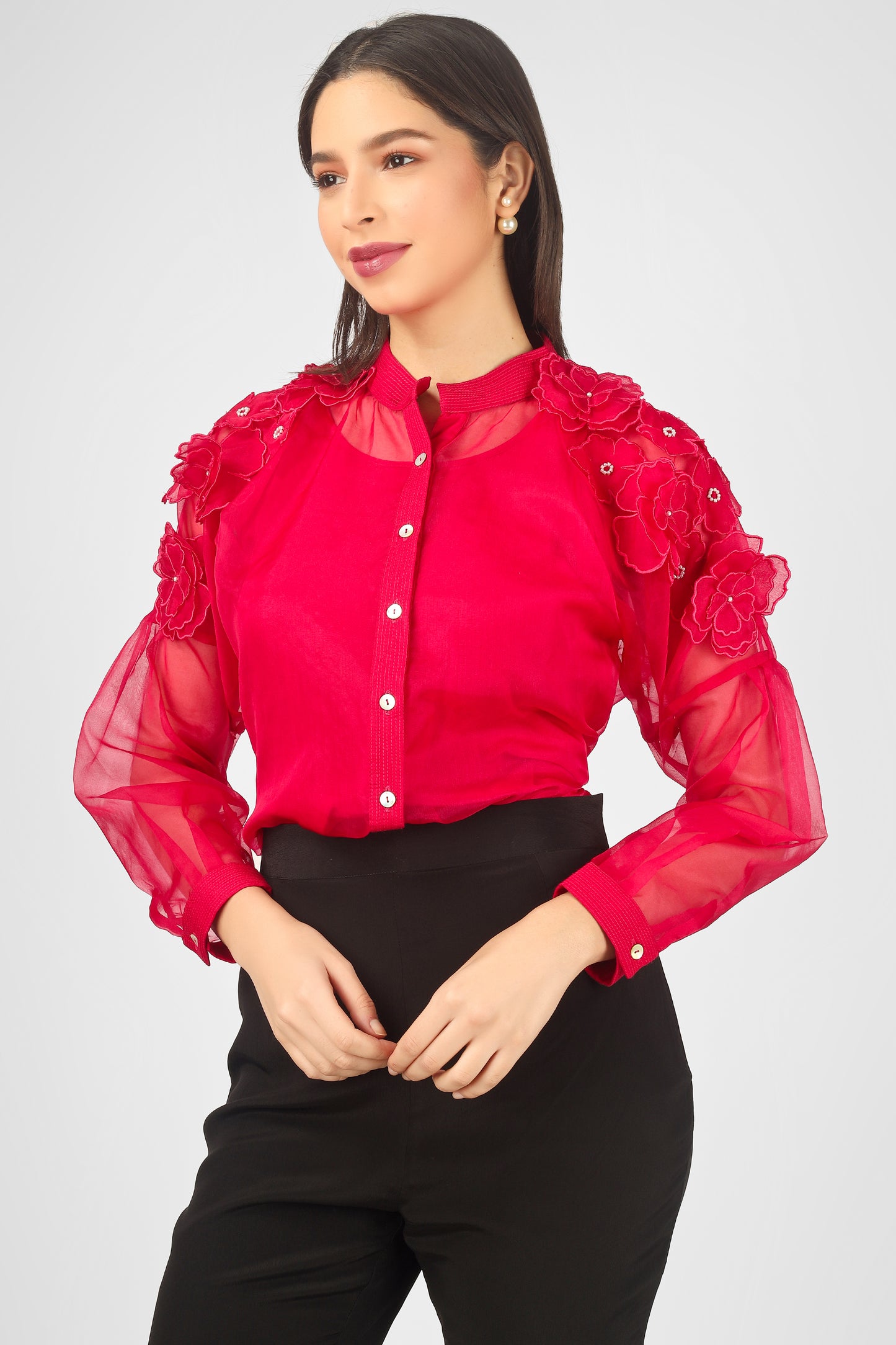 ZEENIA FUCHSIA SHIRT