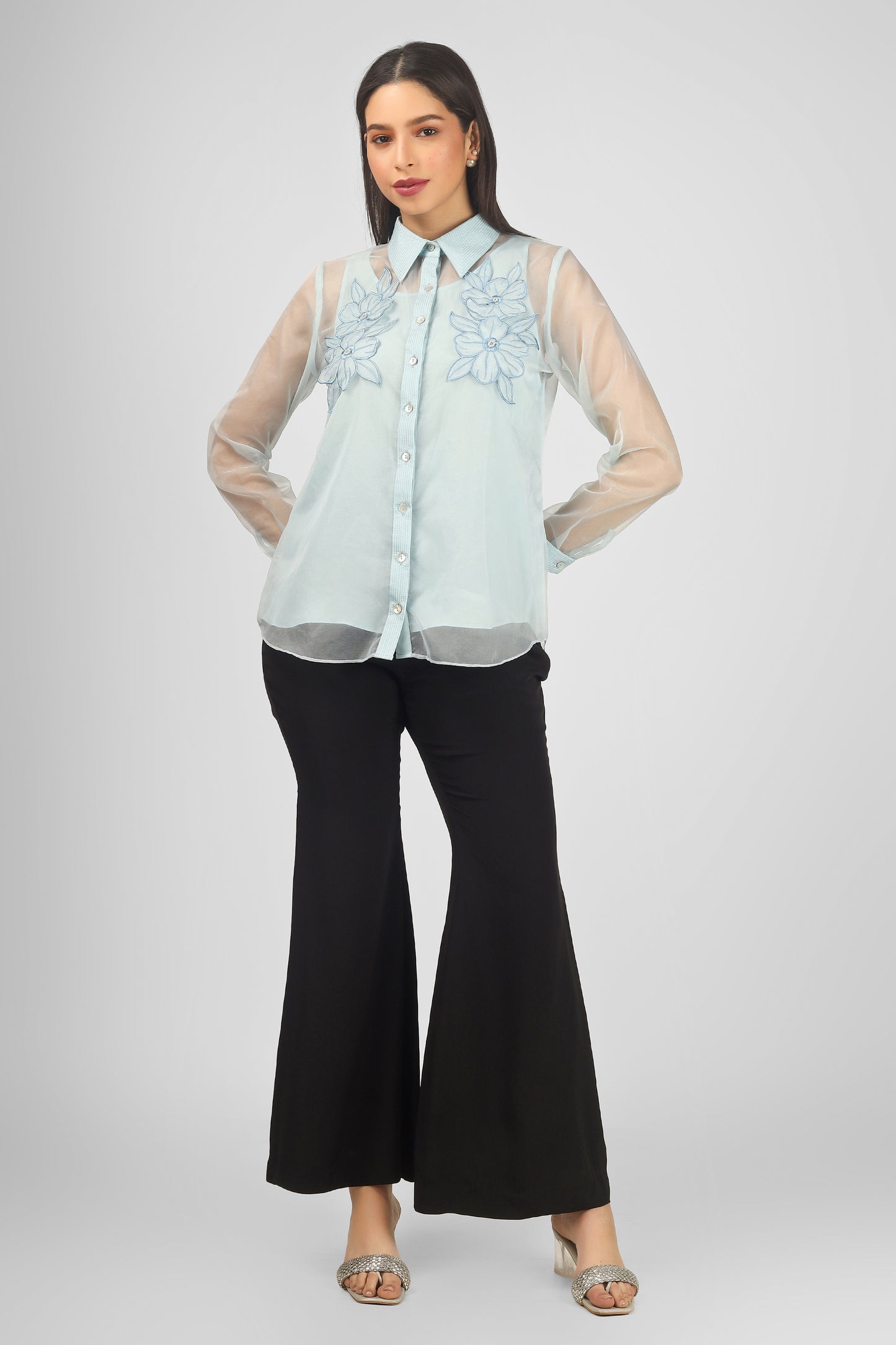 BUTTERCUP ICE BLUE SHIRT