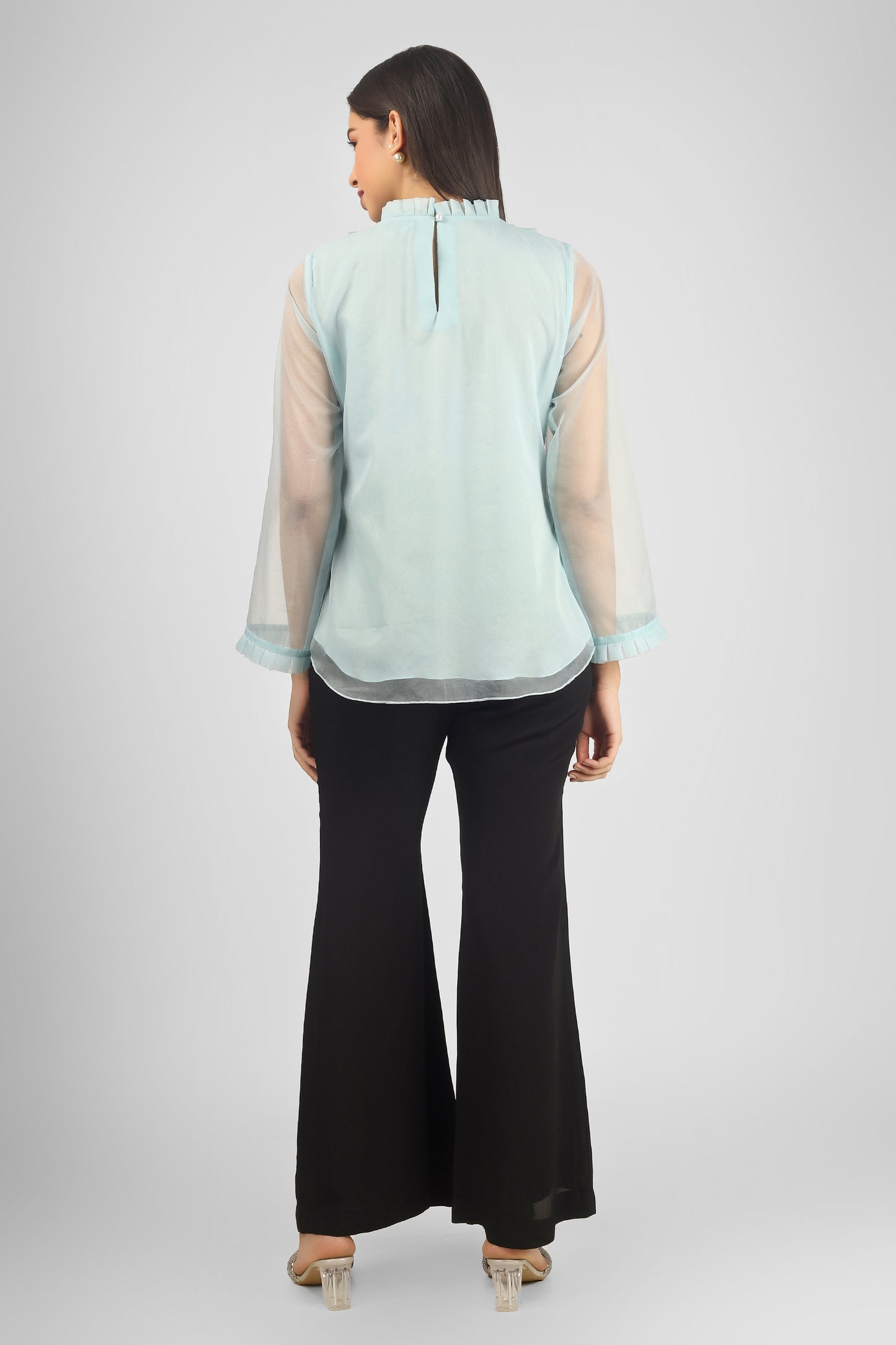 CAMILLIA ICE BLUE TOP