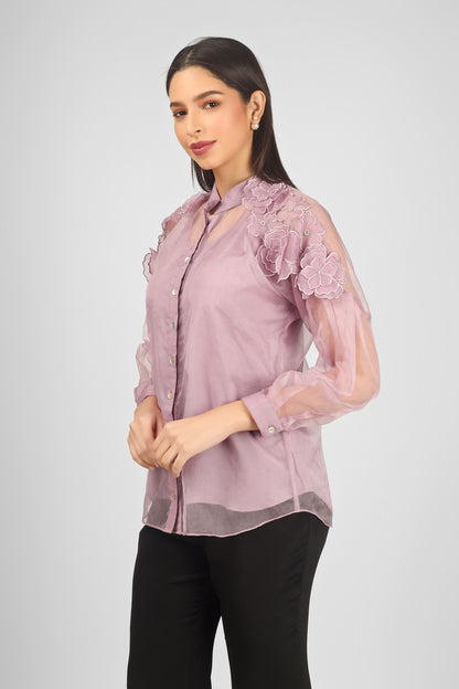 ZEENIA LAVENDER SHIRT