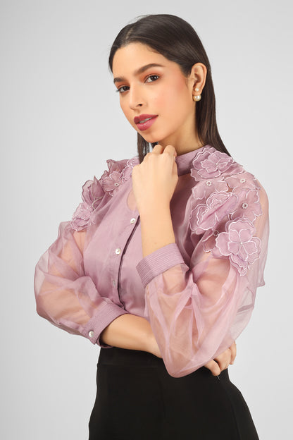 ZEENIA LAVENDER SHIRT