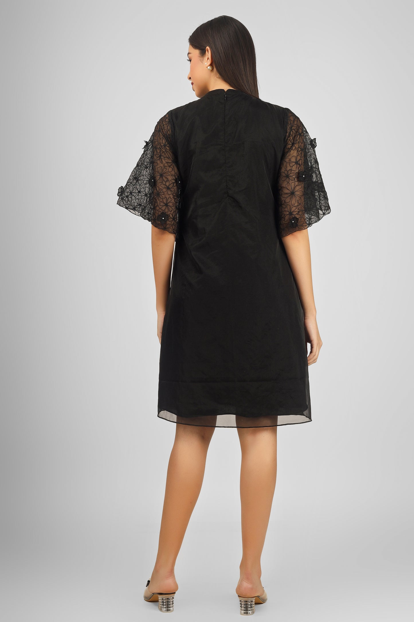 OAKLEY BLACK MIDDI DRESS