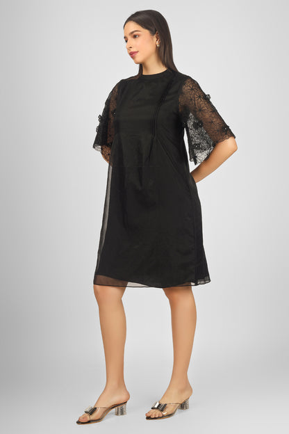 OAKLEY BLACK MIDDI DRESS