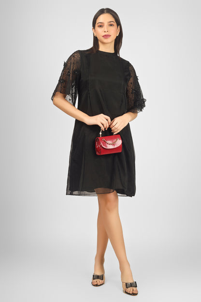 OAKLEY BLACK MIDDI DRESS