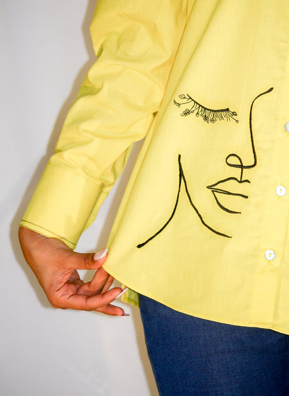 Eyelash Yellow Shirt